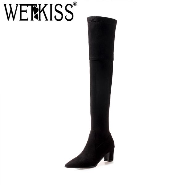 boots wetkiss black zip thick heel shoes winter keep warm women over the knee pointed toe casual female long thermal
boots wetkiss black zip thick heel shoes winter keep warm women over the knee pointed toe casual female long thermal