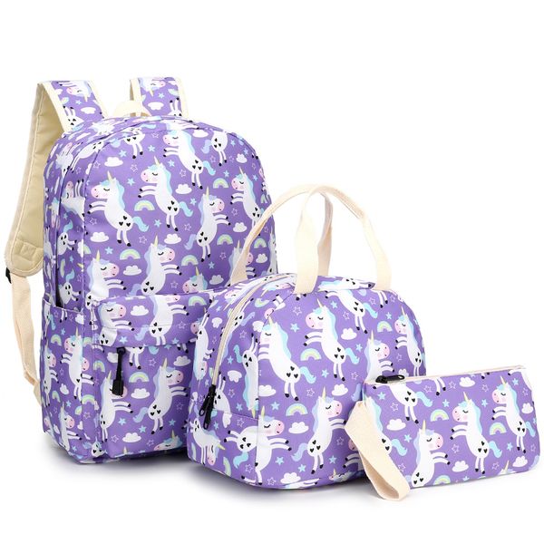 leather luggage tag graphic customization 2020 new purple unicorn three-piece schoolbag for elementary school students childrens lunch bag p
leather luggage tag graphic customization 2020 new purple unicorn three-piece schoolbag for elementary school students childrens lunch bag p