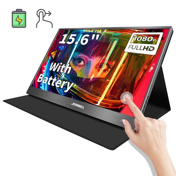 15.6 inch touch screen portable rechargeable battery monitor pc 1080p ips hd usb type c display for lapphone ps4 xbox switch
15.6 inch touch screen portable rechargeable battery monitor pc 1080p ips hd usb type c display for lapphone ps4 xbox switch
