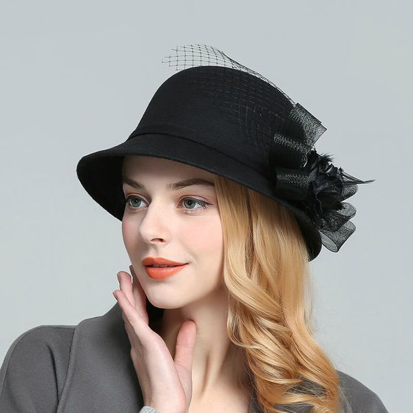 noble hats womans noble quality gauze feather big flower pot caps mature lady sun hat party gift speech costume accessories, Blue;gray
noble hats womans noble quality gauze feather big flower pot caps mature lady sun hat party gift speech costume accessories, Blue;gray