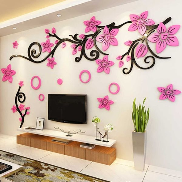 purple flower vine acrylic wall sticker easy install diy wall stickers vintage room decoration for bedroom tv wall wallpaper
purple flower vine acrylic wall sticker easy install diy wall stickers vintage room decoration for bedroom tv wall wallpaper