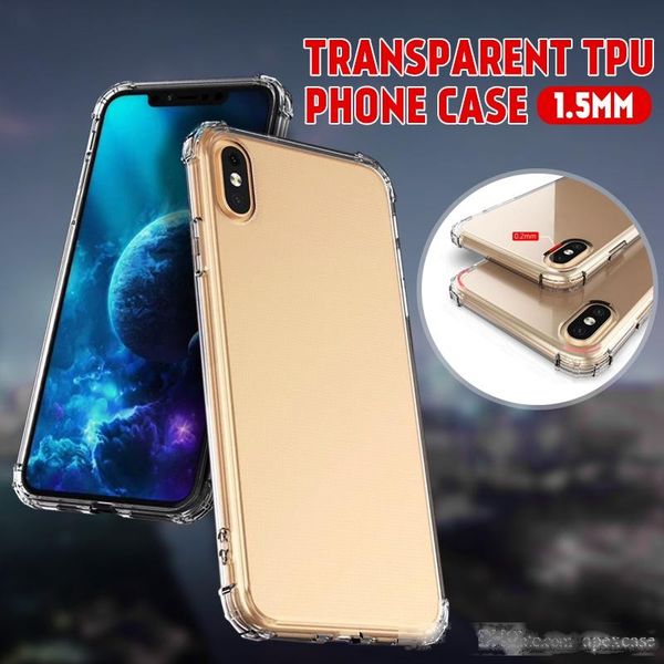 1.5mm transparent tpu phone case clear for iphone x 6 7 plus four corners protection cover for samsung s10 s10plus s10lite
1.5mm transparent tpu phone case clear for iphone x 6 7 plus four corners protection cover for samsung s10 s10plus s10lite