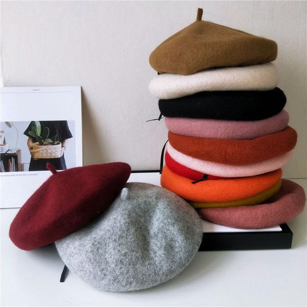 new solid-color beret female autumn and winter korean japanese pumpkin hat british painter hat literary and artistic retro style, Blue;gray
new solid-color beret female autumn and winter korean japanese pumpkin hat british painter hat literary and artistic retro style, Blue;gray