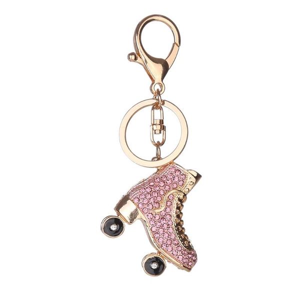 fashion crystal roller skating shoes shape keychain for female car keyrings women's bags pendants accessories men jewelry 2020, Silver
fashion crystal roller skating shoes shape keychain for female car keyrings women's bags pendants accessories men jewelry 2020, Silver