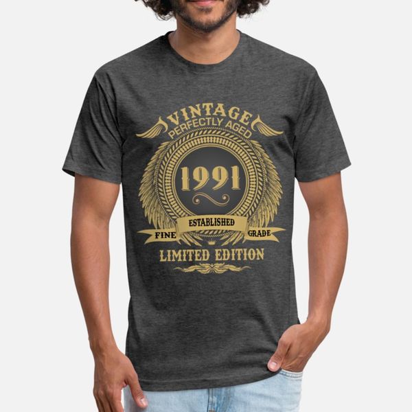 vintage perfectly aged 1991 limited edition t shirt men knitted tee shirt round collar unique famous comfortable summer novelty shirt
vintage perfectly aged 1991 limited edition t shirt men knitted tee shirt round collar unique famous comfortable summer novelty shirt
