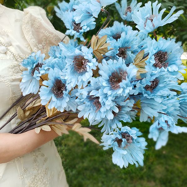 10pcs chrysanthemum wedding party decoration silk artificial flower bouquet home decor fake flower handmade 6 heads flowers gift
10pcs chrysanthemum wedding party decoration silk artificial flower bouquet home decor fake flower handmade 6 heads flowers gift
