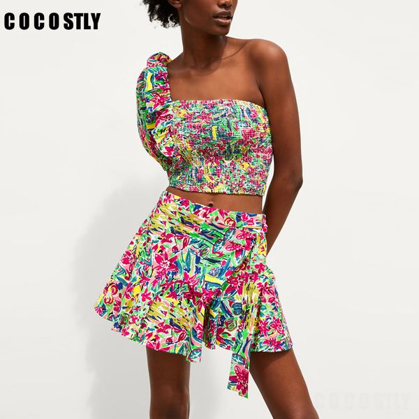 summer shorts women clothes 2020 casual 2 piece set women one shoulder crop printing two piece set camisas mujer, Gray
summer shorts women clothes 2020 casual 2 piece set women one shoulder crop printing two piece set camisas mujer, Gray