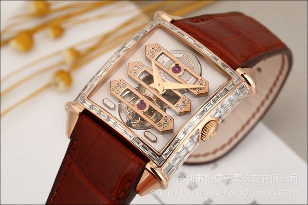 the new 18k gold automatic mechanical watch big-name stock men and women watch watch set with diamonds custom agent, Slivery;brown
the new 18k gold automatic mechanical watch big-name stock men and women watch watch set with diamonds custom agent, Slivery;brown