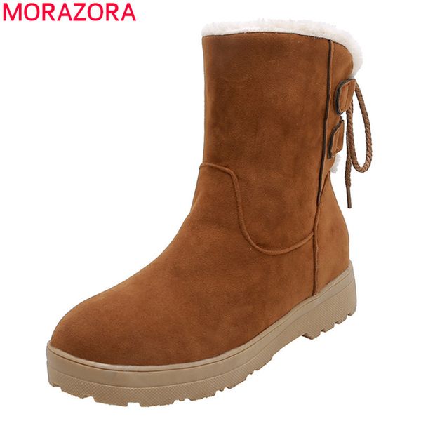 morazora 2020 winter snow boots comfortable flat heel round toe ladies shoes keep warm simple ankle boots big size 50, Black
morazora 2020 winter snow boots comfortable flat heel round toe ladies shoes keep warm simple ankle boots big size 50, Black