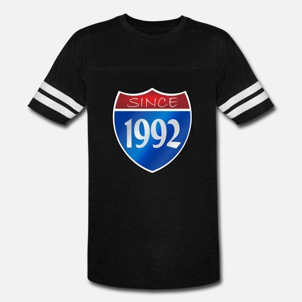 since 1992 t shirt men customized cotton round neck letter fitness building spring autumn family shirt, White;black
since 1992 t shirt men customized cotton round neck letter fitness building spring autumn family shirt, White;black