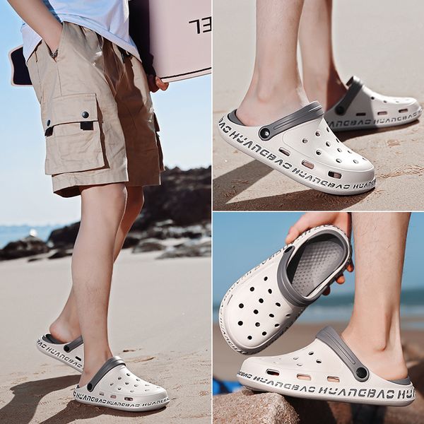 fashion men's summer sandals outdoor sport breathable axido non-slip sandals beach shoes light slippers for men, Black
fashion men's summer sandals outdoor sport breathable axido non-slip sandals beach shoes light slippers for men, Black