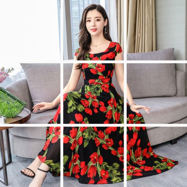 summer short-sleeved printed dress 2019 new middle-aged a long long skirt - line large skirt for women g63jj, Black;gray
summer short-sleeved printed dress 2019 new middle-aged a long long skirt - line large skirt for women g63jj, Black;gray