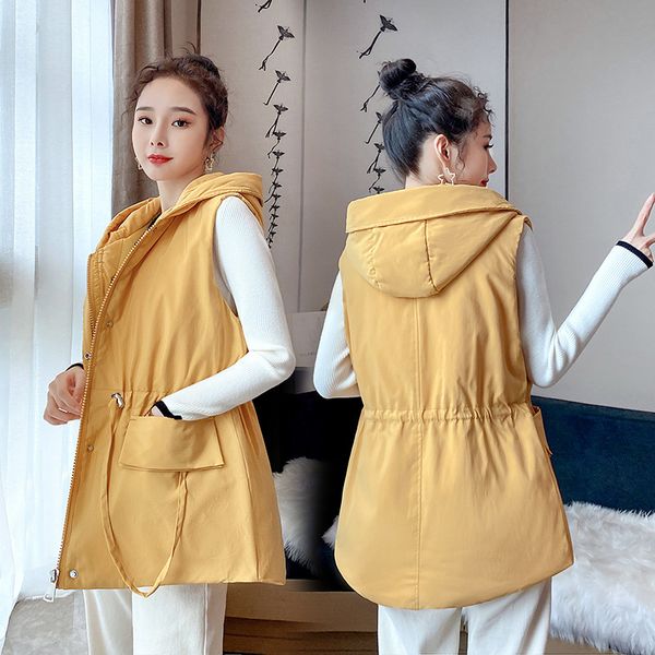 Spring Autumn Jacket Hooded Vest Long Vest Women Casual Jacket Not Sleeveless Plus Size Women Coats And Jackets, Black;white
Spring Autumn Jacket Hooded Vest Long Vest Women Casual Jacket Not Sleeveless Plus Size Women Coats And Jackets, Black;white