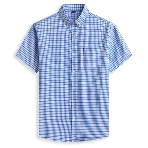 summer new 6xl 7xl 8xl men's business casual plaid short sleeve shirt classic men's button-down loose pocket cotton large shirts, White;black
summer new 6xl 7xl 8xl men's business casual plaid short sleeve shirt classic men's button-down loose pocket cotton large shirts, White;black