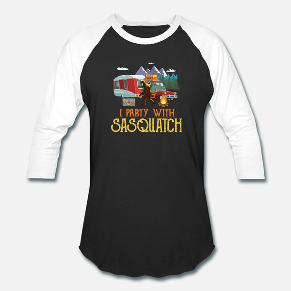i party with sasquatch bigfoot camping vintage t shirt men design 100% cotton euro size s-3xl fit gift funny casual summer style original
i party with sasquatch bigfoot camping vintage t shirt men design 100% cotton euro size s-3xl fit gift funny casual summer style original