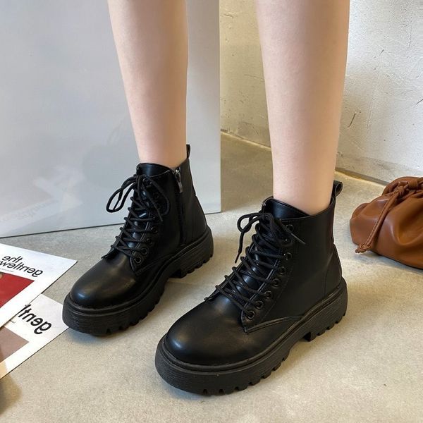 new 2020 black thick motorcycle short side zipper black boots female cross-tied
new 2020 black thick motorcycle short side zipper black boots female cross-tied