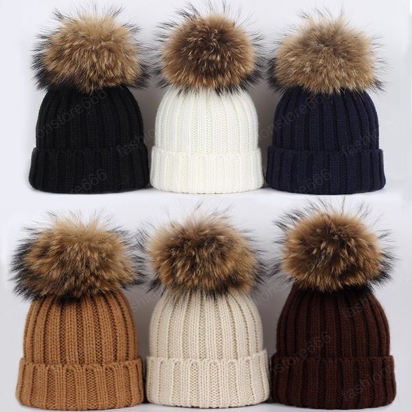 new fashion raccoon fur pom poms children's knit beanies hat winter hats warm slouchy ski soft cap bone skullies boy girl kids, Blue;gray
new fashion raccoon fur pom poms children's knit beanies hat winter hats warm slouchy ski soft cap bone skullies boy girl kids, Blue;gray