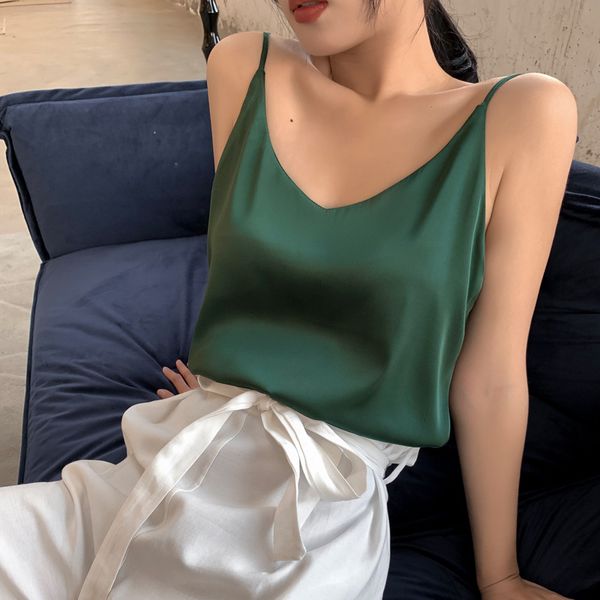 women's tanks & camis korean silk women woman satin tank plus size lady v neck sleeveless white halter xxxl
women's tanks & camis korean silk women woman satin tank plus size lady v neck sleeveless white halter xxxl