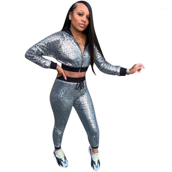 tracksuit striped solid long sleeve womens 2pcs sets sport female clothing new arrival sequins silver women, Gray
tracksuit striped solid long sleeve womens 2pcs sets sport female clothing new arrival sequins silver women, Gray