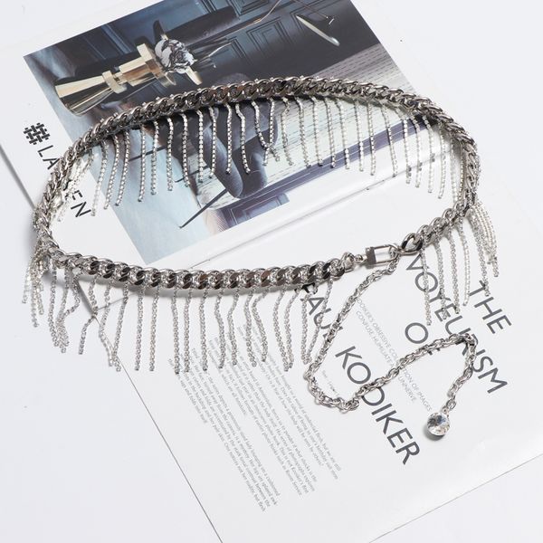 2020 bling metall alloy waist chain silver rhinestone fringe tassel belly chain ladies shining crystal waistband shirt belts, Black;brown
2020 bling metall alloy waist chain silver rhinestone fringe tassel belly chain ladies shining crystal waistband shirt belts, Black;brown