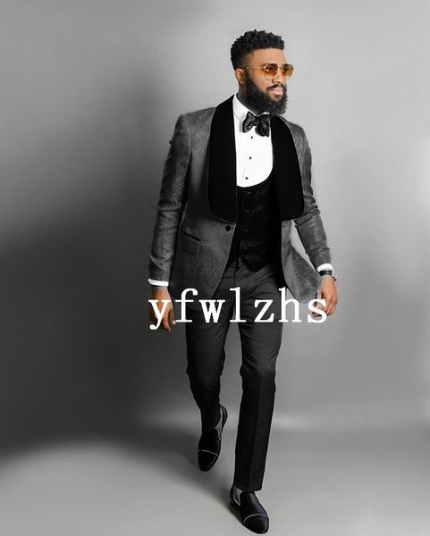 классический one button красивый groomsmen шаль лацкане жениха смокинги мужские костюмы свадебные / prom best man blazer (куртка + брюки + ж, Black;gray
классический one button красивый groomsmen шаль лацкане жениха смокинги мужские костюмы свадебные / prom best man blazer (куртка + брюки + ж, Black;gray