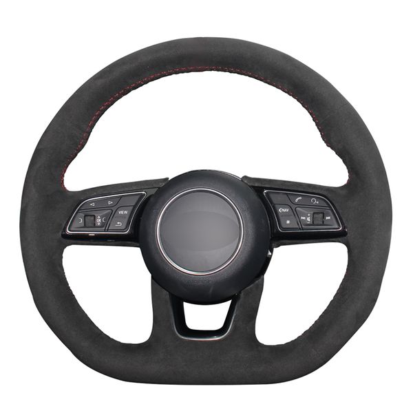 hand-stitched diy black suede car steering wheel cover for audi a3 s3 2016-2017 a4 2016-2017 a5 s5 2017
hand-stitched diy black suede car steering wheel cover for audi a3 s3 2016-2017 a4 2016-2017 a5 s5 2017