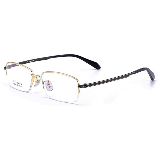 pure titanium ultralight glasses frame men business style half rim glasses new arrival eyewear rectangular spectacles, Black
pure titanium ultralight glasses frame men business style half rim glasses new arrival eyewear rectangular spectacles, Black