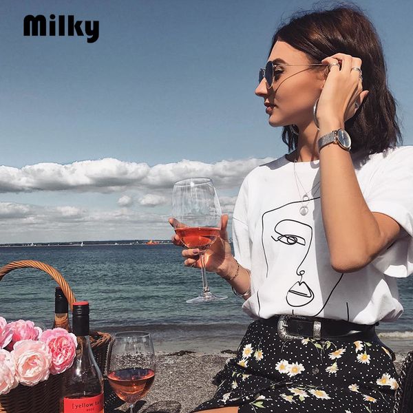 women's t shirt art face abstract loose women fashion t-shirt vintage casual ulzzang plus size harajuku graphic t-shirt, White
women's t shirt art face abstract loose women fashion t-shirt vintage casual ulzzang plus size harajuku graphic t-shirt, White