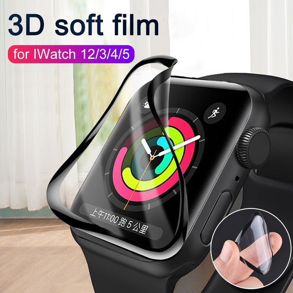 100pcs/lot wholesale waterproof screen protector for apple watch 5 4 3 2 1 soft glass film for iwatch 38mm 40mm 44mm 42mm film
100pcs/lot wholesale waterproof screen protector for apple watch 5 4 3 2 1 soft glass film for iwatch 38mm 40mm 44mm 42mm film
