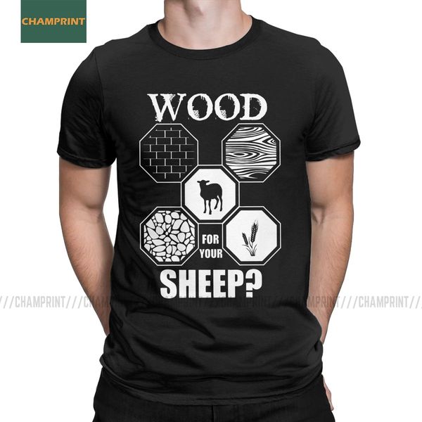 men's t-shirt wood for your sheep board game settlers of catan humor cotton tee shirt short sleeve wheat gamer t shirt gift idea
men's t-shirt wood for your sheep board game settlers of catan humor cotton tee shirt short sleeve wheat gamer t shirt gift idea