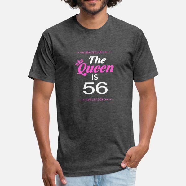 the queen is 56 t shirt men customize cotton o-neck vintage sunlight humor summer style novelty shirt, White;black
the queen is 56 t shirt men customize cotton o-neck vintage sunlight humor summer style novelty shirt, White;black