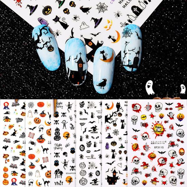 stickers & decals 1pc halloween nail sticker water self adhesive art tattoo spider web black cat bat pumpkin for diy decor 12 styles
stickers & decals 1pc halloween nail sticker water self adhesive art tattoo spider web black cat bat pumpkin for diy decor 12 styles