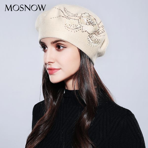 mosnow bonnet femme women beret cotton wool new knitted fashion flower autumn 2017 winter hats for women caps #mz741, Blue;gray
mosnow bonnet femme women beret cotton wool new knitted fashion flower autumn 2017 winter hats for women caps #mz741, Blue;gray