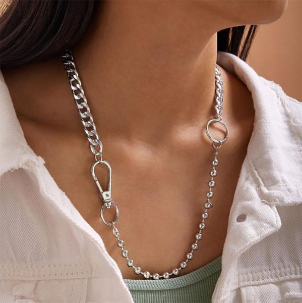 chains gothic layered baroque pearl chunky chain necklace colar punk gold color heart pendant choker festival couple jewelry, Silver
chains gothic layered baroque pearl chunky chain necklace colar punk gold color heart pendant choker festival couple jewelry, Silver