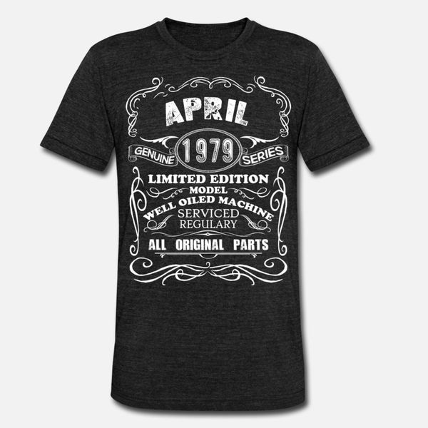 born in april 1979 40th birthday gift ideas t shirt men custom cotton s-xxxl clothing famous basic summer style original shirt, White;black
born in april 1979 40th birthday gift ideas t shirt men custom cotton s-xxxl clothing famous basic summer style original shirt, White;black