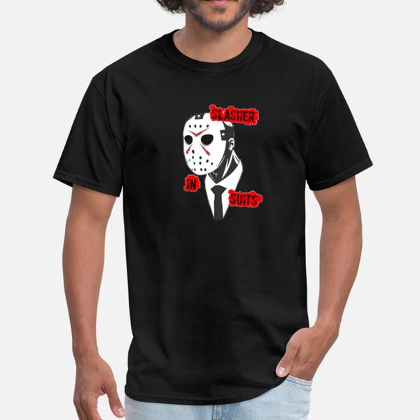 slasher in suits logo t shirt men knitted tee shirt round collar normal loose building summer style leisure shirt
slasher in suits logo t shirt men knitted tee shirt round collar normal loose building summer style leisure shirt