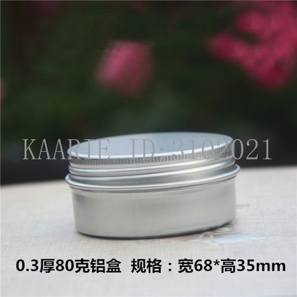 storage bottles & jars 80g refillable box empty round aluminum metal tin bottle with lids,80ml cosmetic cream diy jar 68*35mm
storage bottles & jars 80g refillable box empty round aluminum metal tin bottle with lids,80ml cosmetic cream diy jar 68*35mm
