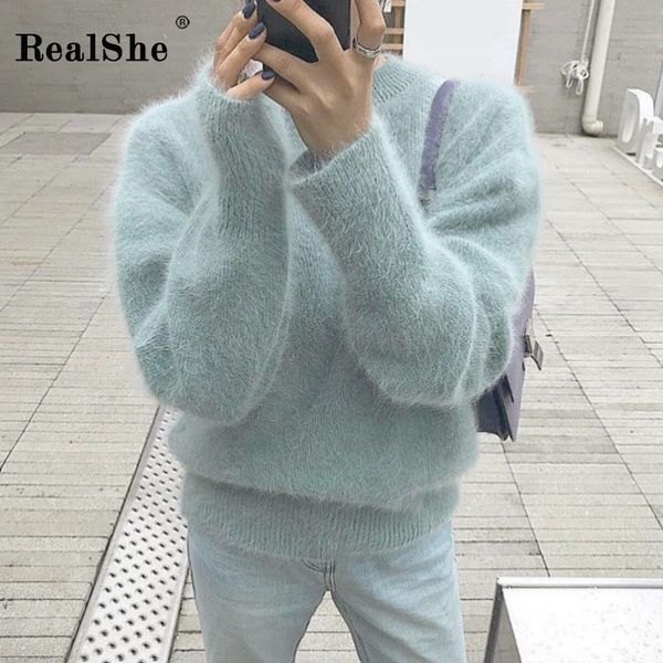 women's sweaters realshe cashmere sweater women 2021 o-neck long sleeve solid female spring casual elegant warm ladies pullovers, White;black
women's sweaters realshe cashmere sweater women 2021 o-neck long sleeve solid female spring casual elegant warm ladies pullovers, White;black