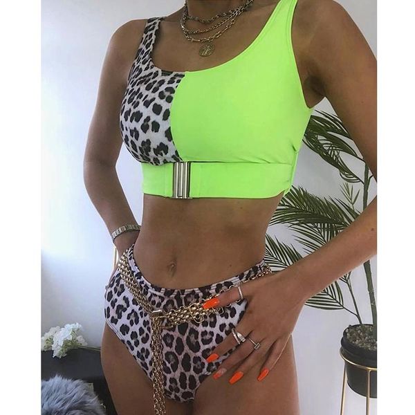 2019 new leopard high waist swimwear women swimsuit biquini push up bikini set bathing suits beach wear swim mx200613, White;black
2019 new leopard high waist swimwear women swimsuit biquini push up bikini set bathing suits beach wear swim mx200613, White;black