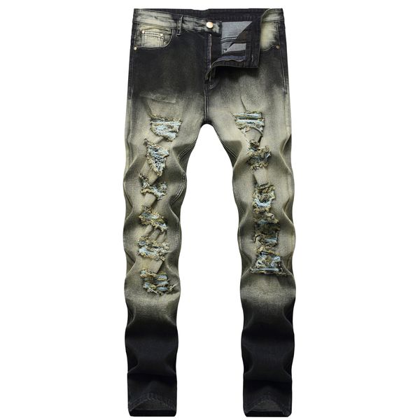 мужчины проблемные ripped модельер узкие джинсы slim fit мотоцикл байкер джинсы причинная джинсовые брюки streetwear мужские джинсы прохладн, Blue
мужчины проблемные ripped модельер узкие джинсы slim fit мотоцикл байкер джинсы причинная джинсовые брюки streetwear мужские джинсы прохладн, Blue