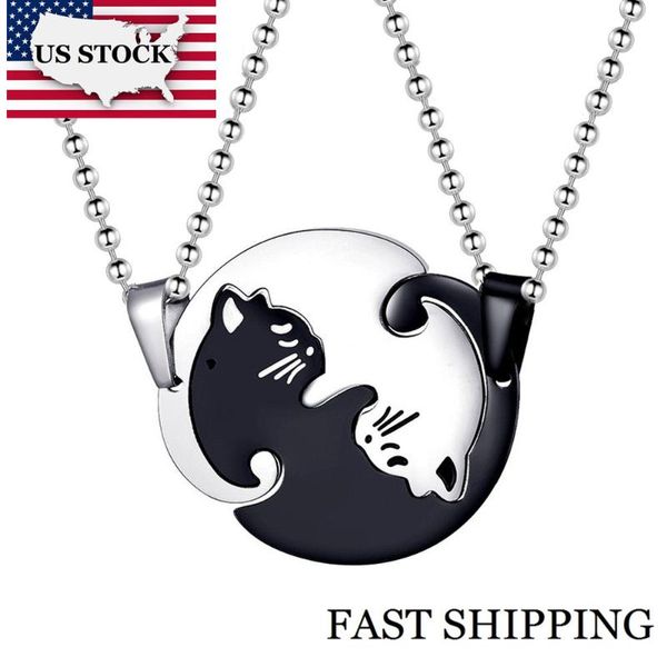 us stock uloveido halloween matching cat necklaces pendants for men and women couple necklace pendant stainless steel sn156, Silver
us stock uloveido halloween matching cat necklaces pendants for men and women couple necklace pendant stainless steel sn156, Silver