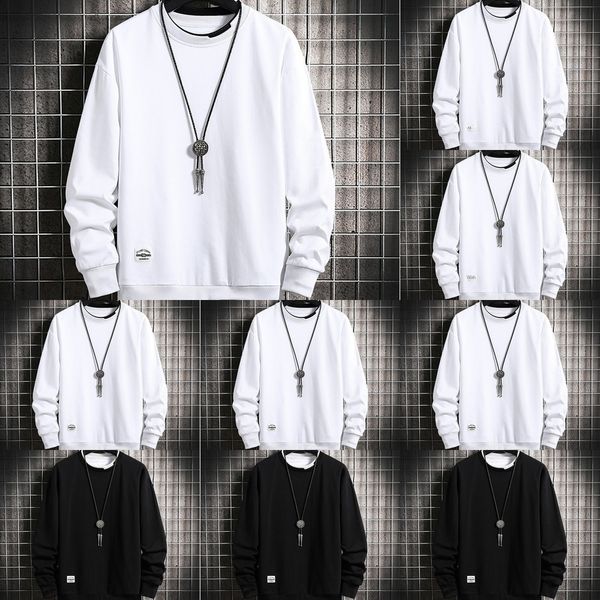2020 spring and sweatert- sweaterautumn sweater loose handsome men's base shirt men's long sleeve t-shirt casual wear vn31p, Black
2020 spring and sweatert- sweaterautumn sweater loose handsome men's base shirt men's long sleeve t-shirt casual wear vn31p, Black