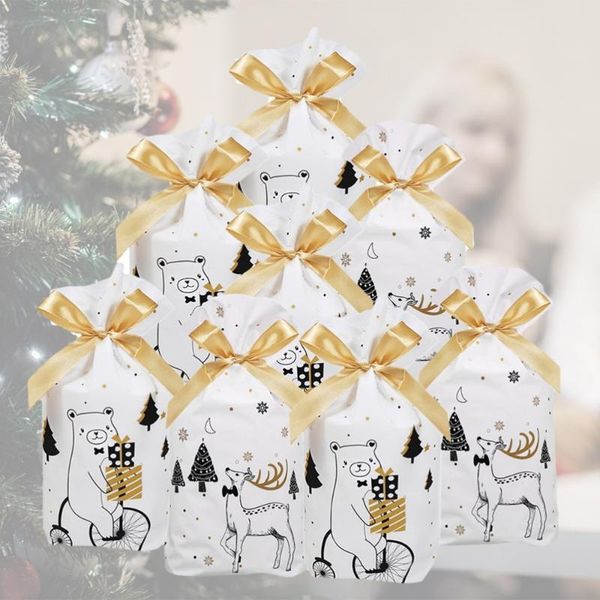 1 set 50pcs christmas themed design drawstring candy bag gift packing bag baking cake pouch (white black golden
1 set 50pcs christmas themed design drawstring candy bag gift packing bag baking cake pouch (white black golden