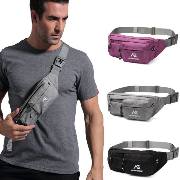 fanny pack waist bag polyester black hip bum bags for men women outdoors workout traveling casual running hiking cycling
fanny pack waist bag polyester black hip bum bags for men women outdoors workout traveling casual running hiking cycling