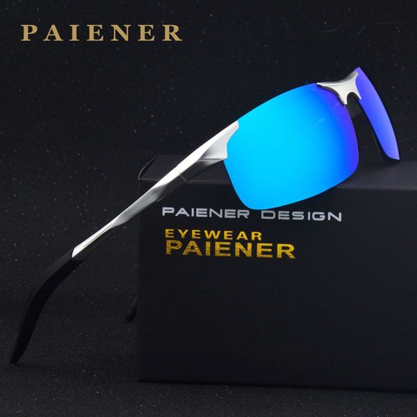 sunglasses fashion brand designer aluminum magnesium men's women sun glasses polarzed mirror lens male eyewear for men, White;black
sunglasses fashion brand designer aluminum magnesium men's women sun glasses polarzed mirror lens male eyewear for men, White;black