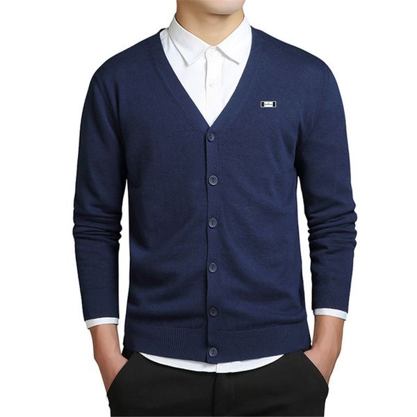 black white logo fashion autumn solid color men's sweaters 100% cotton v-neck thin cardigan casual coat men sweater knitwear, White;black
black white logo fashion autumn solid color men's sweaters 100% cotton v-neck thin cardigan casual coat men sweater knitwear, White;black