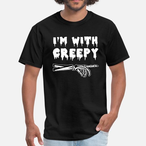 i m with creepy t shirt men printing 100% cotton plus size 3xl normal gift new fashion summer standard shirt
i m with creepy t shirt men printing 100% cotton plus size 3xl normal gift new fashion summer standard shirt