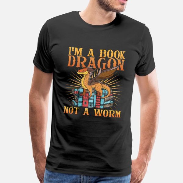 i m a book dragon not a worm reading nerd gift t shirt men create short sleeve o neck family interesting funny spring leisure shirt
i m a book dragon not a worm reading nerd gift t shirt men create short sleeve o neck family interesting funny spring leisure shirt