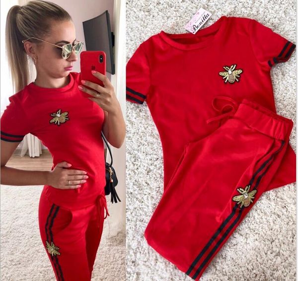 the new summer fashion women two piece clothing sets short-sleeve shirts and pants casual outfits tracksuits fitness sports suit, Gray
the new summer fashion women two piece clothing sets short-sleeve shirts and pants casual outfits tracksuits fitness sports suit, Gray