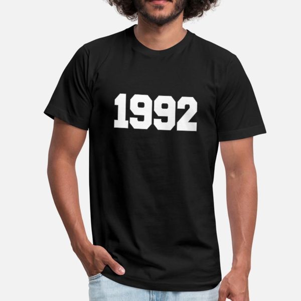 place and time 1992 t shirt men knitted tee shirt euro size s-3xl male cute humor spring autumn letters shirt, White;black
place and time 1992 t shirt men knitted tee shirt euro size s-3xl male cute humor spring autumn letters shirt, White;black